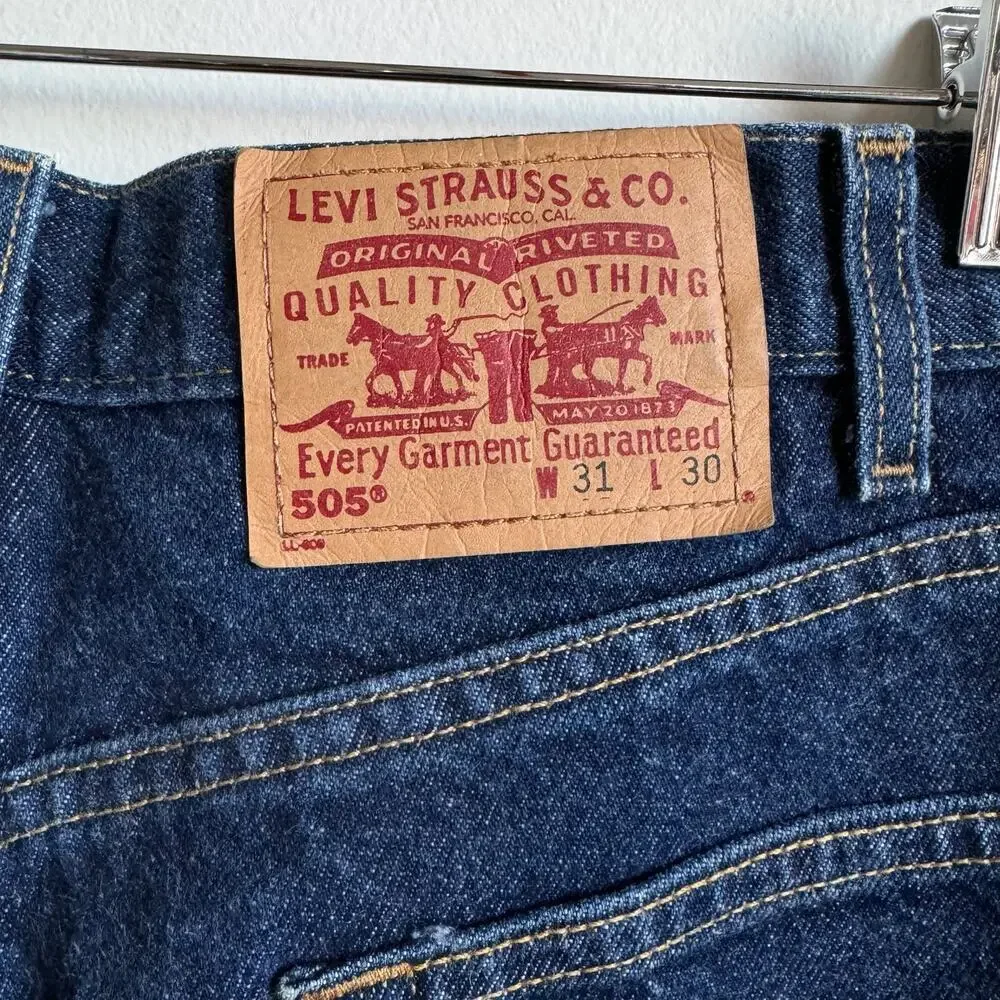 LEVI'S 505 Dark Wash Jeans